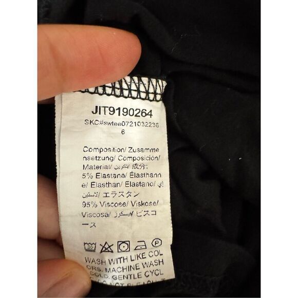 Backless laced black crop top size S - Picture 6 of 7